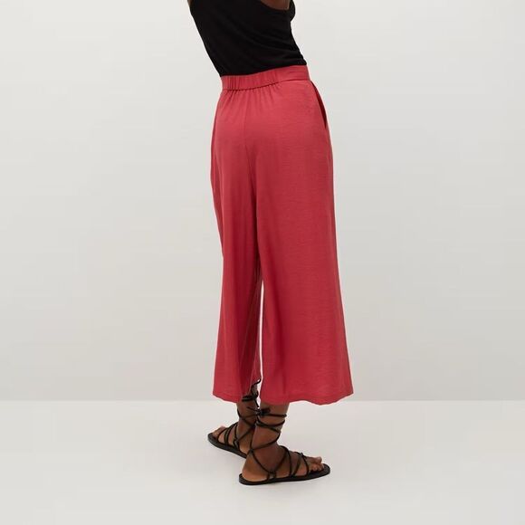 Mango Fluid culottes Pants - Picture 3 of 7